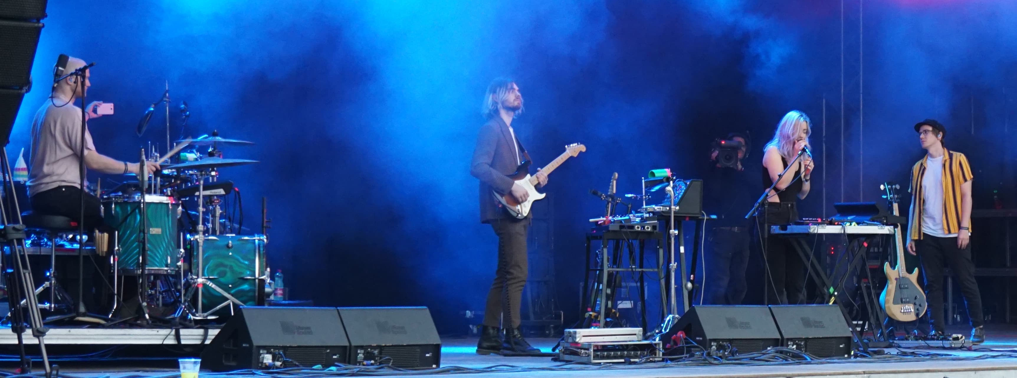 Riesige Menschenmenge beim Donauinselfest