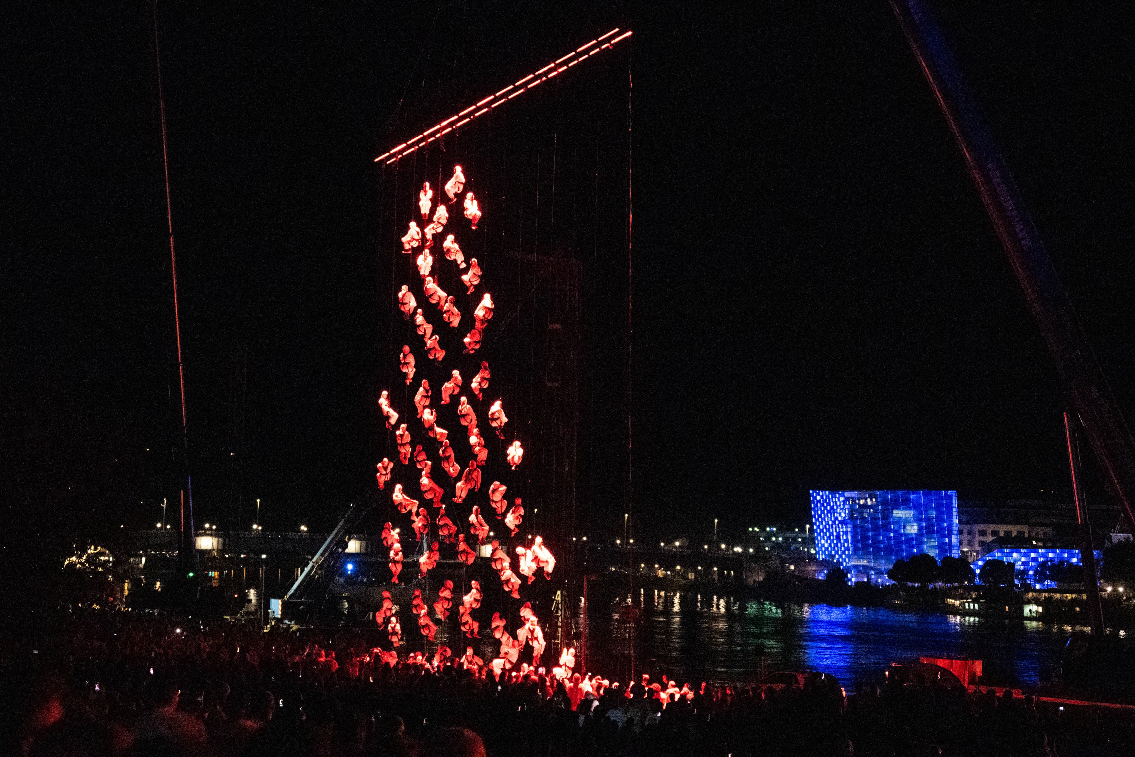 Publikum beim Freiluftkonzert