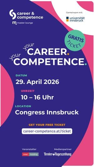 career & competence: Karrieremesse für Studierende, Absolvent:innen und (Young) Professionals