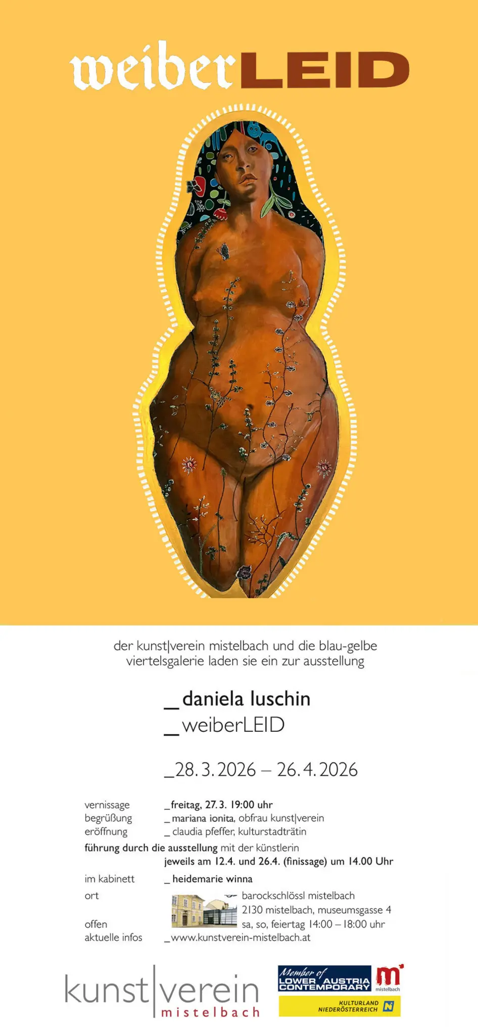 Ausstellung DANIELA LUSCHIN _weiberLEID