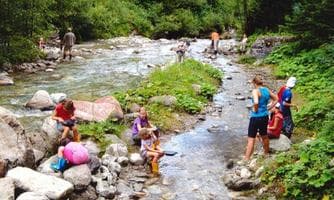 Echtes Goldwaschen in der "Alten Pöck" in Böckstein